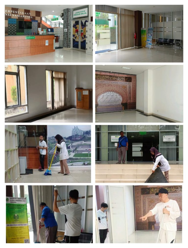 Kegiatan Jumat Bersih di Lingkungan UPT. Perpustakaan UINSI